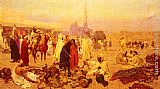 Famous Market Paintings - An Arabian Market
